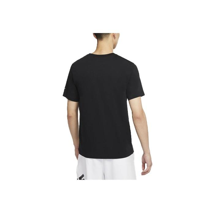 Nike Sportswear Cartoon Basketball Print Crew Neck Tee Men Tops Black DJ5362-010