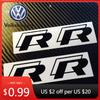 LMN1 2026 Hot VOLKSWAGEN 4Pcs Car Brake Caliper Vinyl Stickers for Volkswagen VW Rline R Line Golf 3 5 7 Polo Passat GTI Bora Jetta V