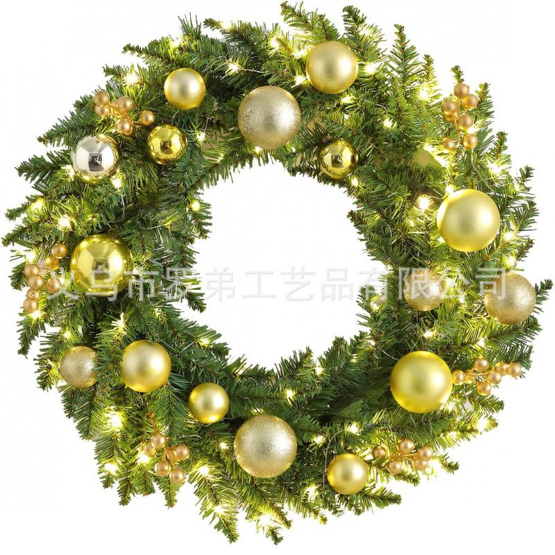 Christmas Wreath Door Hanging Decor Home Mall Window Party Festive Simulation Ornament