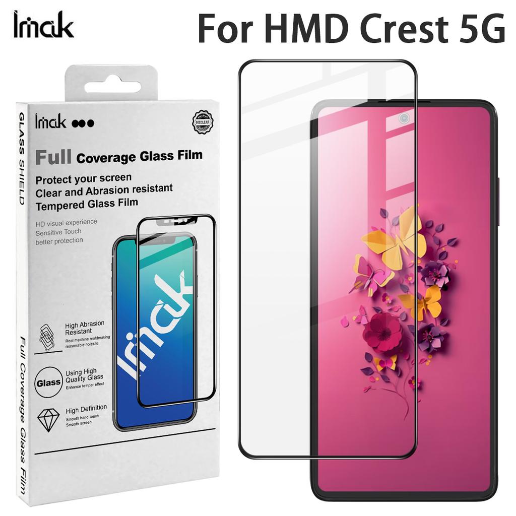 Für HMD Crest 5G Glas IMAK Vollständige Abdeckung Gehärtetes Glasfolie Pro+ Serie