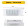 1pc/2pcs LED Door Courtesy Interior Footwell Light Luggage Trunk Glove Box Lamp for BMW 3-Series F30 2012-u X1 E84 LCI 2013-up
