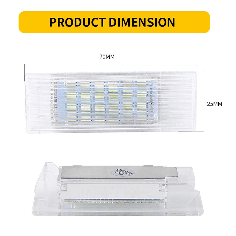 1pc/2pcs LED Door Courtesy Interior Footwell Light Luggage Trunk Glove Box Lamp for BMW 3-Series F30 2012-u X1 E84 LCI 2013-up