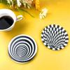Sottobicchiere 3D Creativo Fai da Te Rotondo Geometrico a Spirale Stampo in Silicone Nuovo Cemento Resina Resina Epossidica Stampi 2023