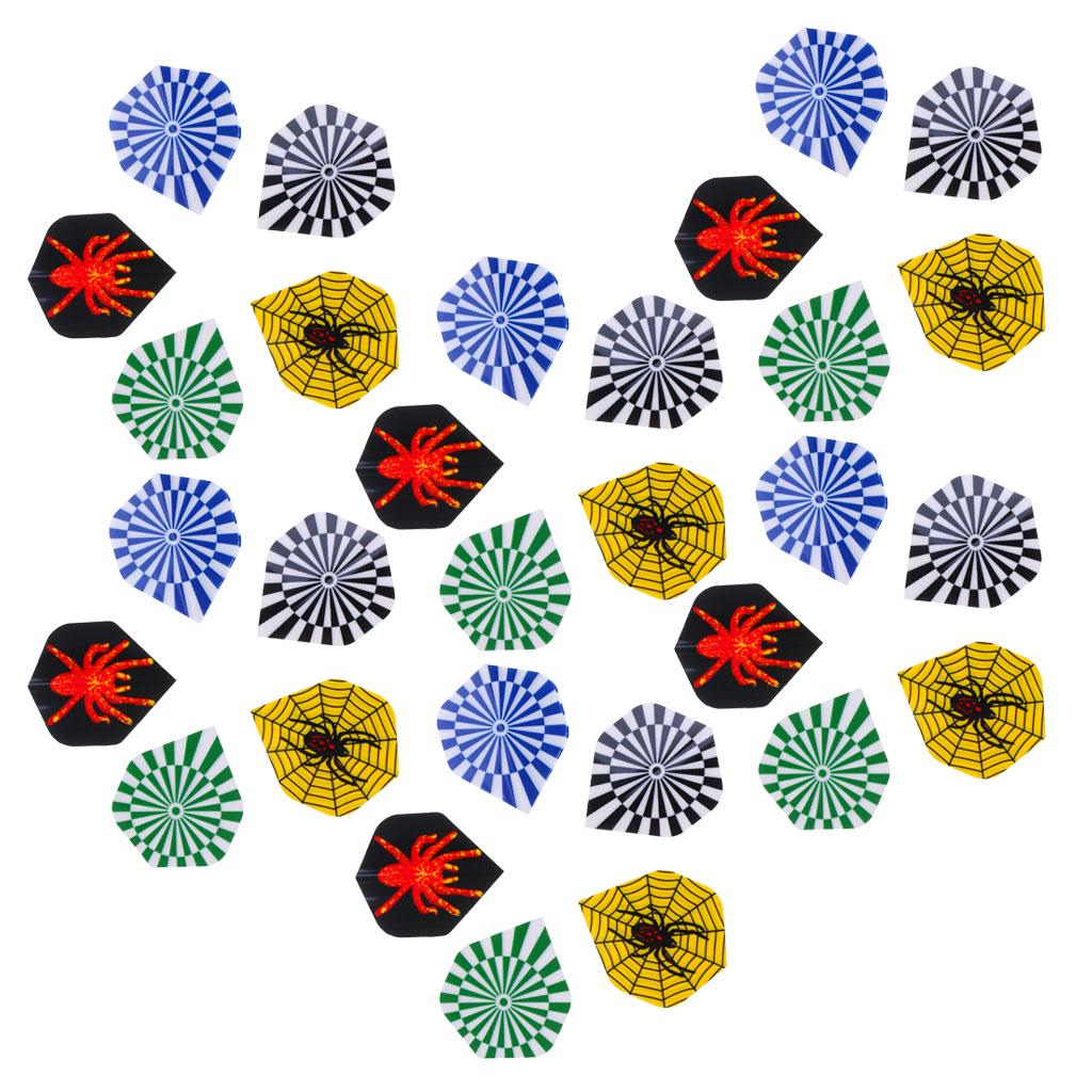 Standard Dart Flights PET Material Durable Professional Darts Accessories for Steel Tip and Soft Tip Darts Game