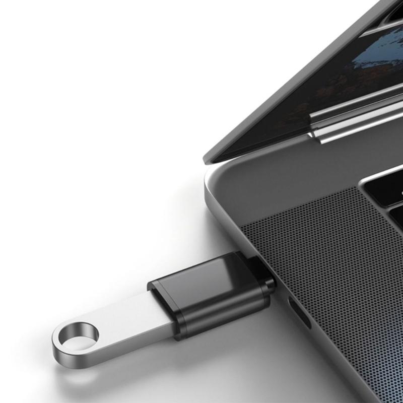 USB 3.0 to Type C/USB and Type-C Adapter OTG Converter for Mobile Phone Mouse USB Connector Adapter with Lanyard