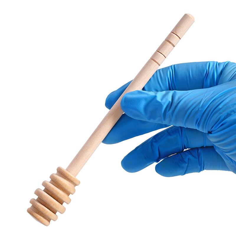 50/100pcs Wooden Honey Spoon 16cm Long Handle Honey Spoon Mixing Stick Dipper Honey Honey Long Stick Supplies Kitchen Tools