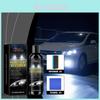 Homonth Automobile Headlight Restoration Repair Liquid With Cleaning Cloth And Sponge