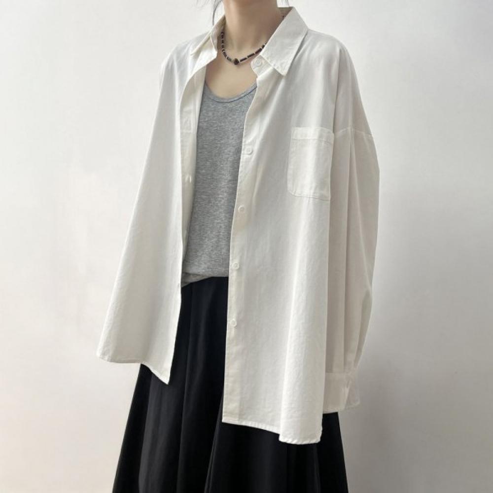 Lala Basic Cotton Shirt Maiac041
