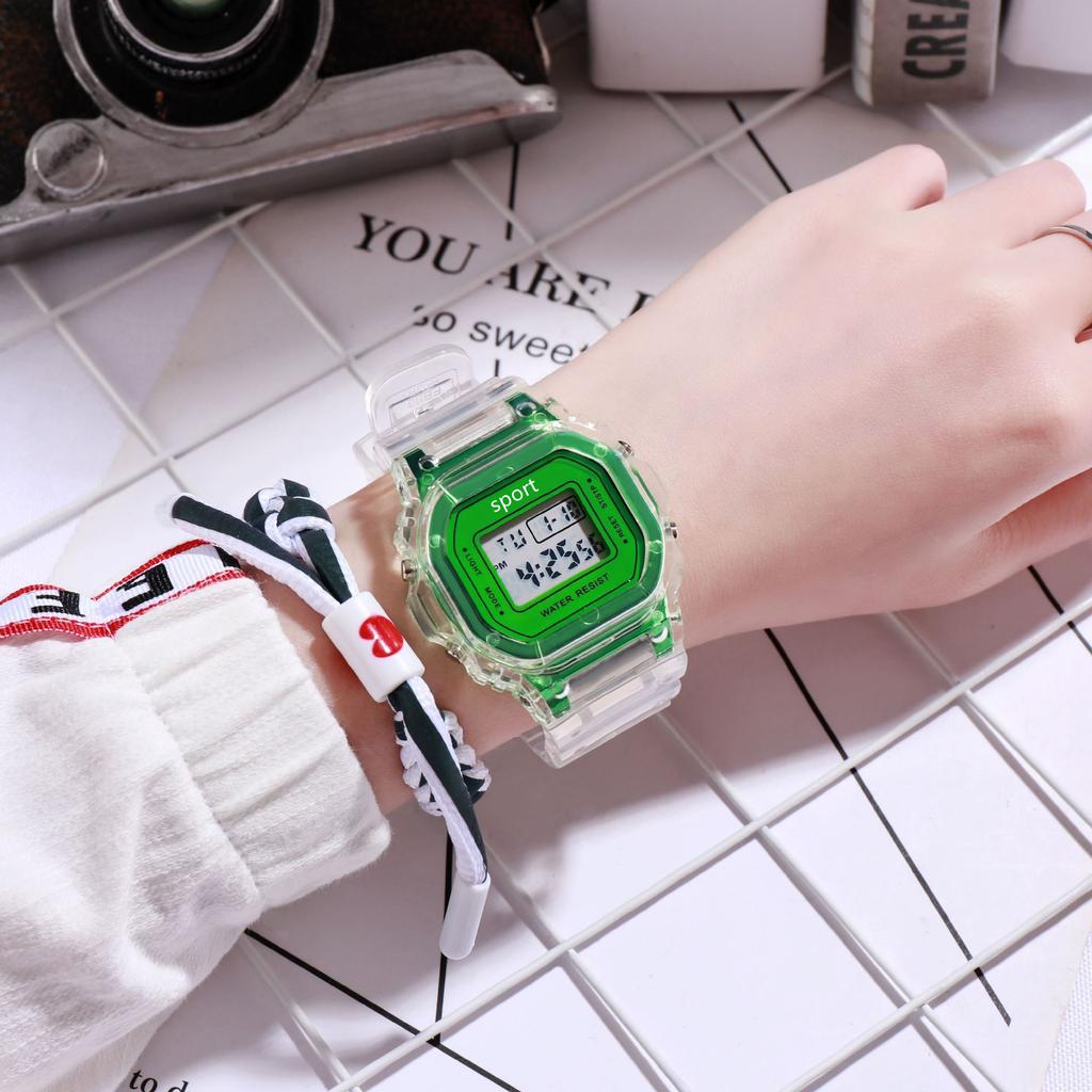 UTHAI CE116 Digital Sports Watch Unisex Waterproof With LED Male and Female Bracelet Clocks