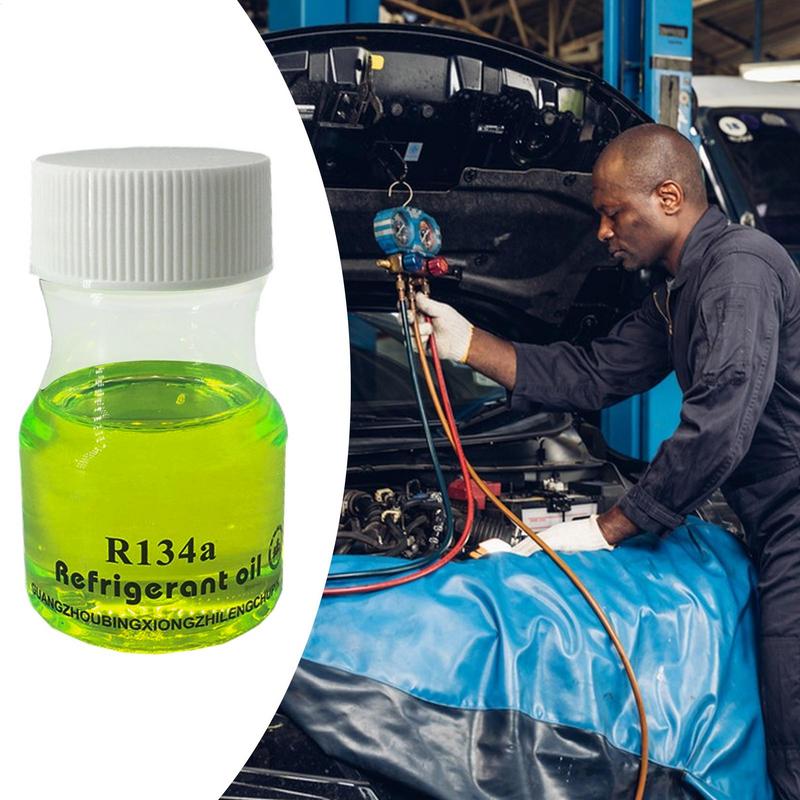 60ml Car Air Conditioner Leak Fluorescent Agent Leak Detection Oil Eco-Friendly AC Refrigerant Oil Agent For Leak Detection Tool