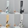 Bathroom Basin Faucet Brass Deck Mounted Mixer Taps Single Handle Single Hole Hot Cold Water Mixers Tap