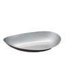 Irregular Shape Vintage Stainless Steel Meal Plate Anti-fall Unbreakable Dinner Plate Industrial Style Bone Dish Camping
