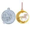 Christmas Tree Ornament Mould Epoxy Resin Horse Hanging Pendant Mould Nonstick Silicone Mold for Jewelry Making