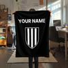 Custom Name,Newcastle United FC Printed Flannel Blanket, Soft Throw for Bedroom Sofa, Washable, Christmas Present, Great Gift.