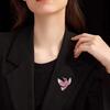 Brooch Flying Bird Lapel Pin Artistic Bird Brooch Accessory for Women Shirts