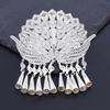 Glinting Tassels Hair Jewelry Queen Headdress for Pageant Proms Bridal Wedding Bridal Wedding Headwear