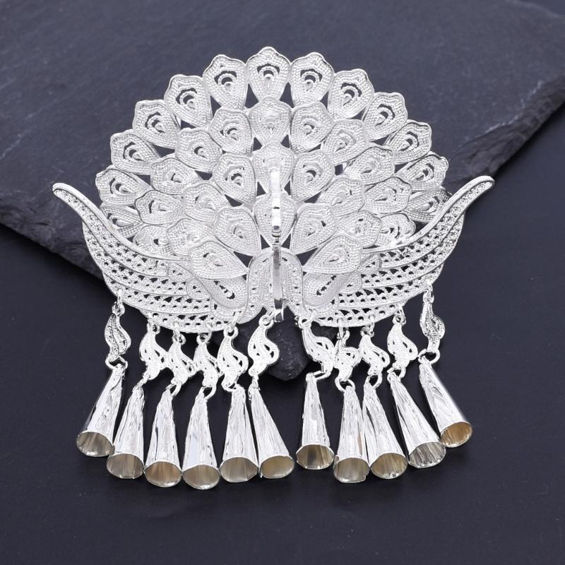 Glinting Tassels Hair Jewelry Queen Headdress for Pageant Proms Bridal Wedding Bridal Wedding Headwear