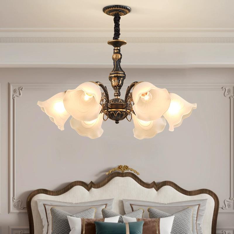 Prosta lampa wisząca w stylu retro do salonu, sypialni, jadalni