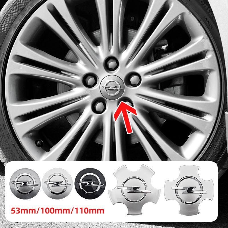 4 stuks 53mm/100mm/110mm Auto Wielnaafdopjes Cover Embleem Accessoires Voor Opel Insignia Corsa Antara Astra Zafira Omega Vectra