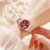 Rose Gold Wine Red Luxury Casual Ladies Wristwatch Waterproof Automatic Mechanical Woman Watch Elegant Fashion Women's Watches