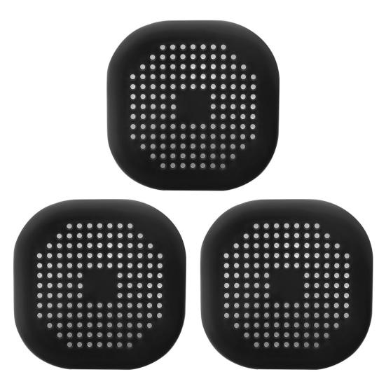 3/5/10Pcs Floor Drain Mat Easy Installation Effective Residue Filter Anti-clog Shower Drain Cover Leak-proof Drain Strainer