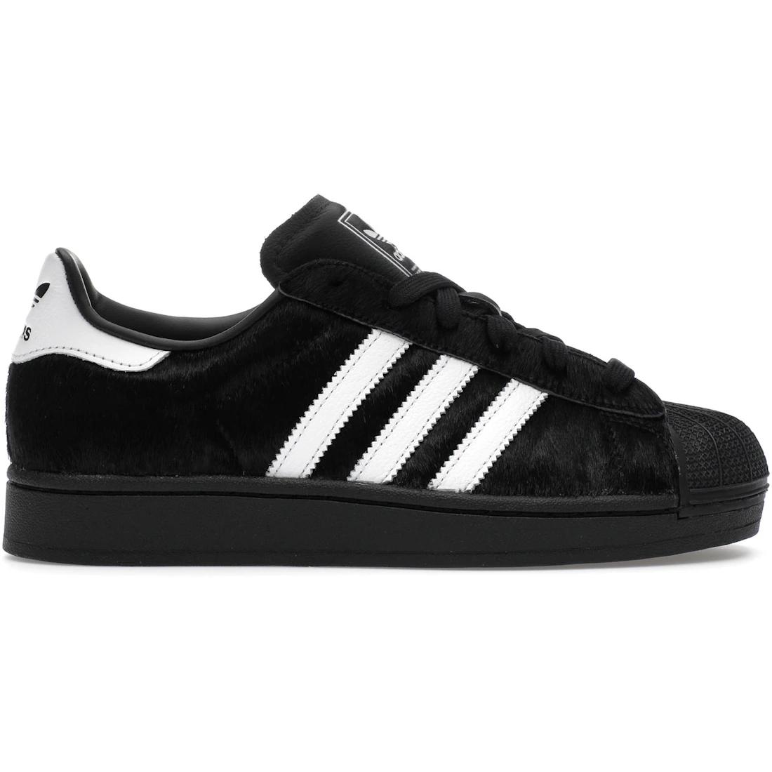 

Кроссовки adidas Superstar II Черные с пони (Женский)(JH9475) 36.5
