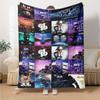 Name Custom Jul album Poster Print Flannel Blanket High Quality Warm Comfortable Cover for All Seasons Perfect for Gifts Home Decor