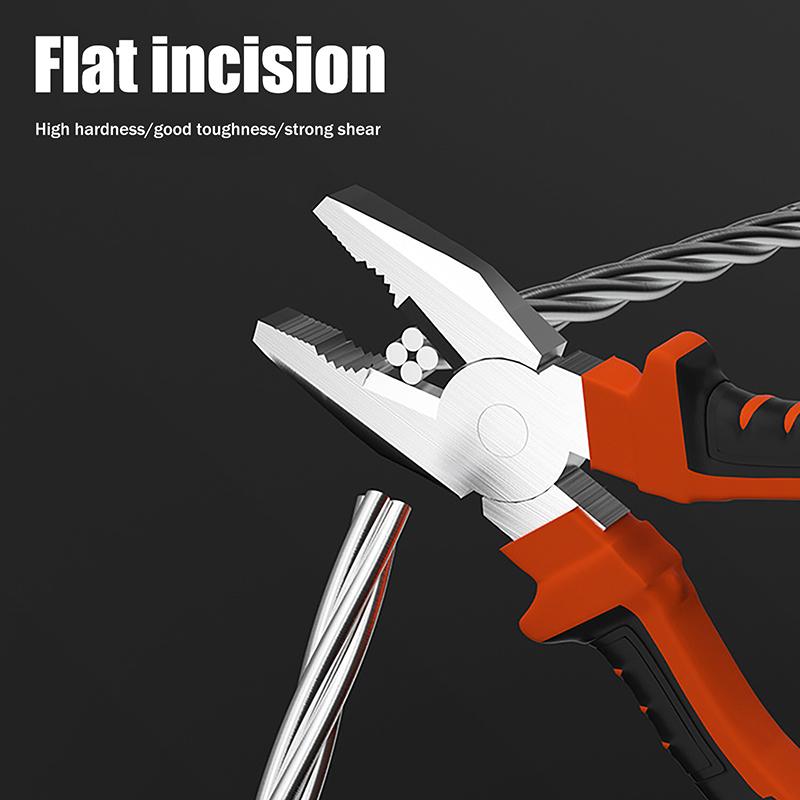 Multifunction Tool Electric Wire Pliers Large Opening Sharp For Cutting Twisting Gripping Metal Wires Heavy Duty Industrial Tool