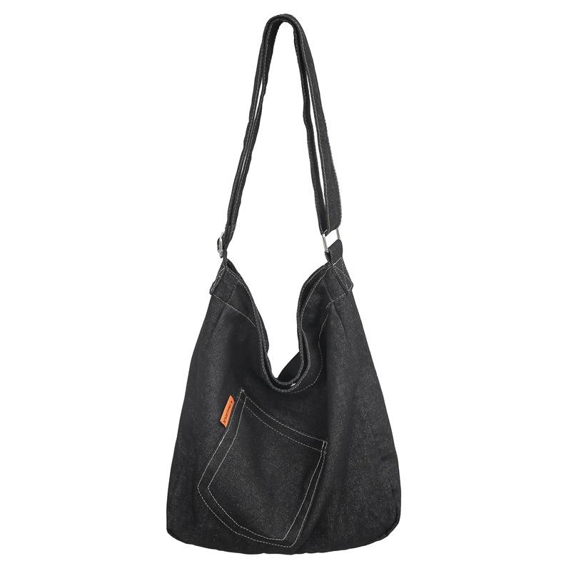Student large-capacity messenger bag, men's and women's versatile casual shoulder bag, simple couple's new shoulder bag