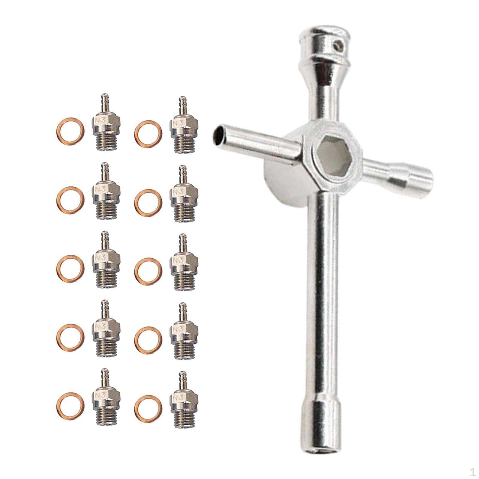 

10 Pieces N3 Or N4 Glow Place Parts with Key for HSP 70117 RC Car Accessories N3