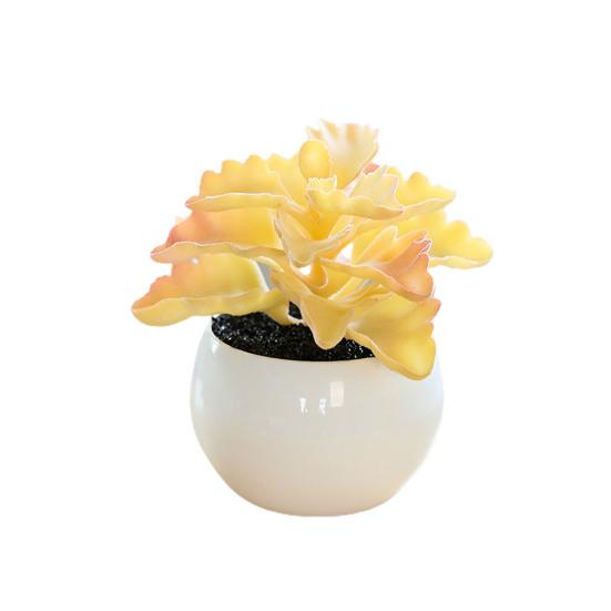 Fałszywe rośliny doniczkowe Odporne na warunki pogodowe rekwizyty fotograficzne Szerokie zastosowanie Doskonałe mini sukulenty Biurko Akcesoria domowe doniczkowe