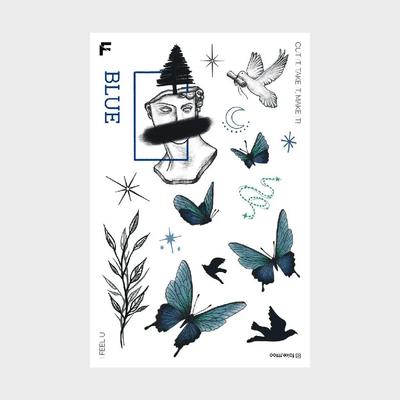 Flutter Tattoo Sticker