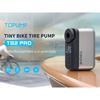 TOPUMP TB2 PRO Mini Portable Electric Pump for Bike Cordless Tire Inflator 120PSI Max 450mAh Battery with Sreen Fast Charging