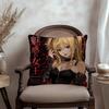 Misa D-Death N-Note Cross Pillow Gift Home Office Decoration Bedroom Sofa Car Cushion Cover Case 45x45