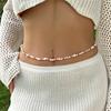 Bohemian Starfish Conch Rice Beads Waist Chain For Women Summer Beach Sexy Bikini Belly Chain Body Jewelry Vacation Accessories