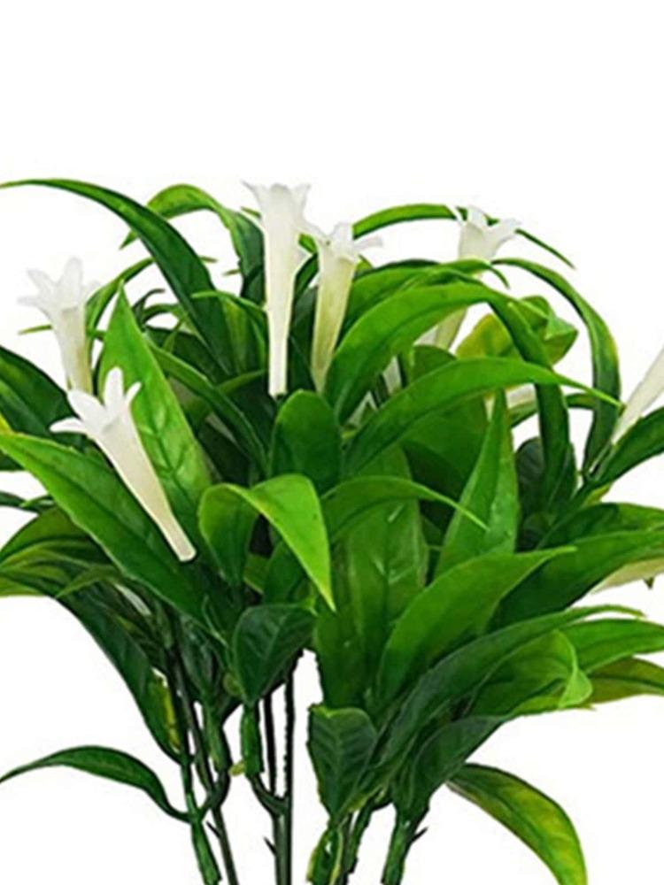 10 Pcs Plastic Flowers Artificial Morning Glory Plastic Morning Glory Artificial Flowers for Home Outdoor Indoor Party Wedding Table Decoration