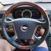 Hand-stitched Black Non-slip  Leather Peach Wood Grain Car Steering Wheel Cover For Chevrolet Epica 2006-2011 Interior