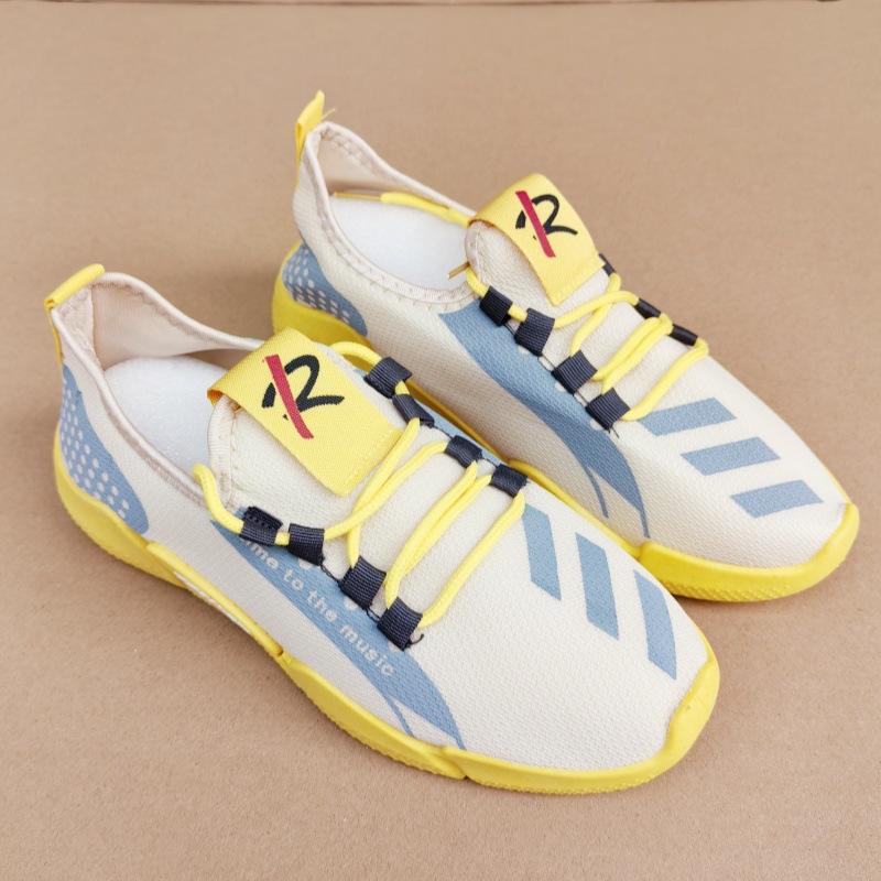 Spring and summer new shoes mesh breathable casual shoes youth sports shoes flying woven shoes 39