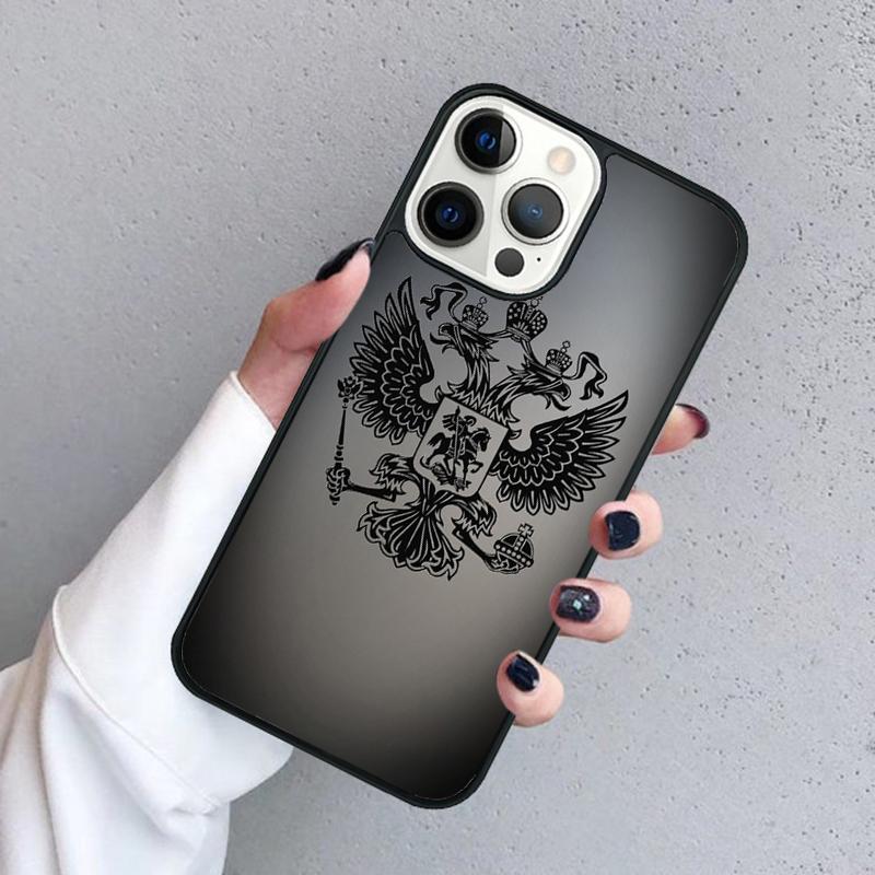

Russia Russian Coat Of Arms Phone Case For iPhone 17 Air 15 16 16e 11 12 13 14 Pro Max Cover For iPhone 17 Air Max Plus Fundas iPhone 13