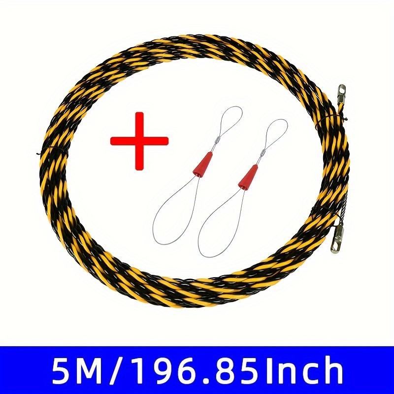 Kabeltrekkverktøysett - 196.85-1968, fleksible trådgjengere for vegger og kanaler med stålkoblinger