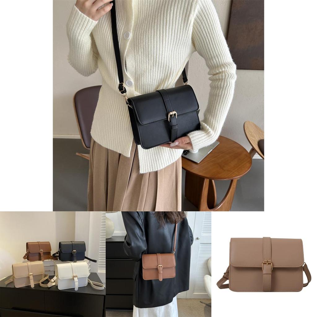 Trendy Street Style Pu Leather Crossbody Bag For Women With Magnetic Buckle