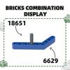 Non-Toxic 322Pcs/Lot No.65249 Axle 2L With Pin With Friction Ridges Lengt Block Moc Color Accessories Compatible With Brick Diy Toys
