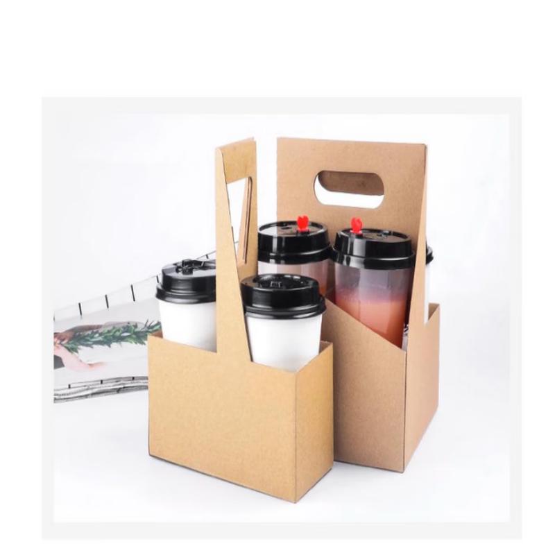 WS Kraft Paper Disposable Cup Carrier