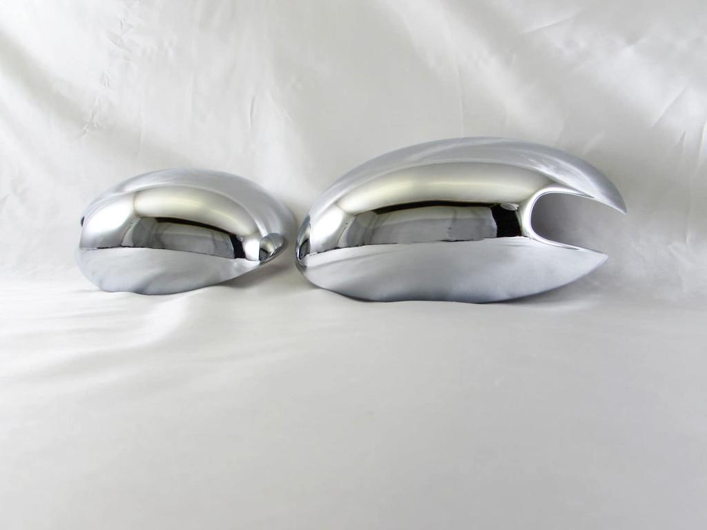 BRIGHTZ Chrome Door Mirror Covers for Alto Lapin LC HE33S HE33 HE E33 33 LC Alto Lapin [MIR-SID-342]