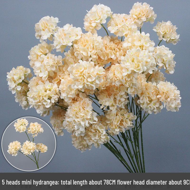 Champagne Silk Flower Wedding Decor - Artificial Ceiling & Aisle Floristry Elements