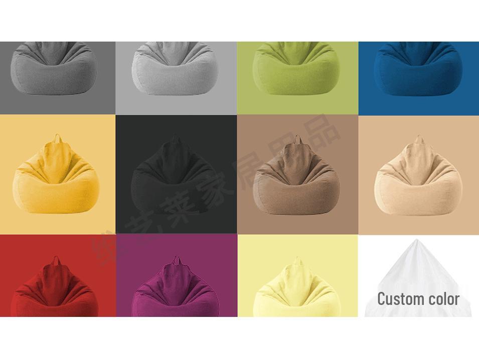 Japanese Tatami Bean Bag Sofa Cover – Lazy Sofa & Footstool Cushion