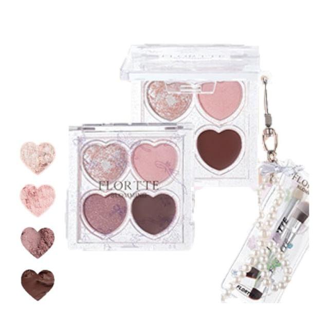 FLORTTE - Blooming Series 4 Color Eyeshadow - 02