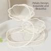 Hollow-Out Tiered Fruit Basket Metal Fruit Basket Snack Display Rack  Living Room Display