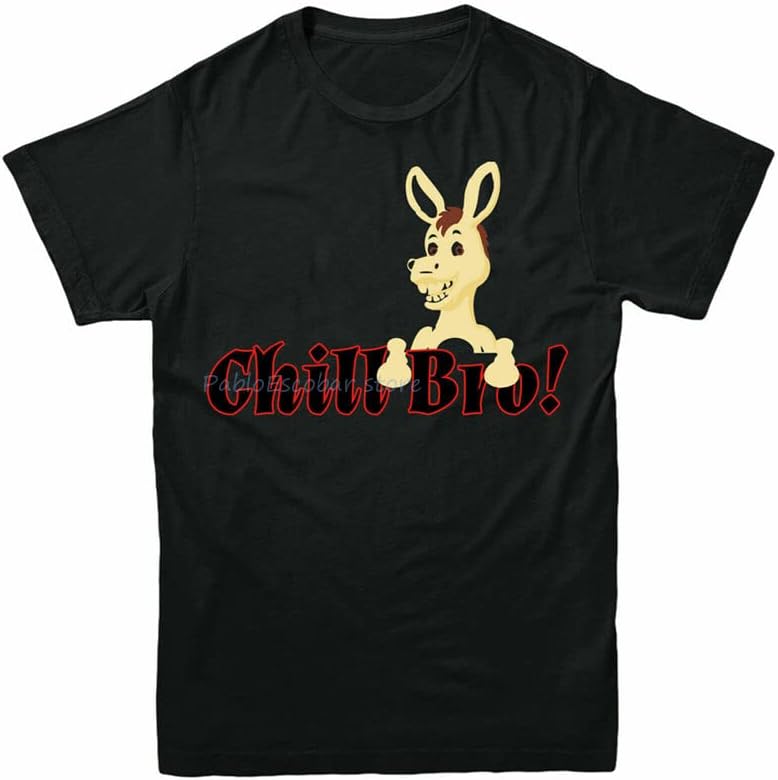 Chill Bro T-Shirt, Funny Donkey Animal Race Want Joke Adult & Kids Tee Top Tee Shirt XXL чёрный