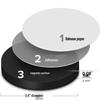 Flexible Adhesive Magnetic Sheet - Strong, Irregular, Round & Square Magnets for Refrigerators